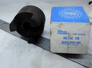 Acoplamiento de mandíbula Martin ML100 7/8" nuevo stock antiguo - Imagen 1 de 2
