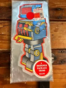 Embellecedores de paquete grande vintage, robots, paquete sin abrir - Imagen 1 de 8