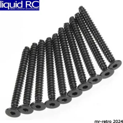 Axial Racing C0418 AXA0418 Hex Skt Tapping Flat Hd Black M2.6x25mm 10 - Image 1 of 2