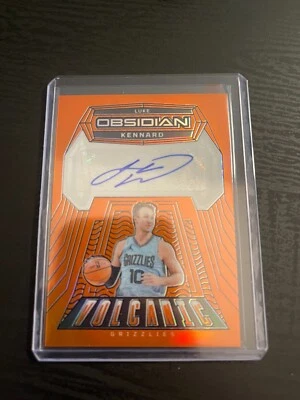 2023-24 Obsidian LUKE KENNARD #GI-KEN Galaxy Ink Auto Orange Flood SP /75 - Image 1 of 2