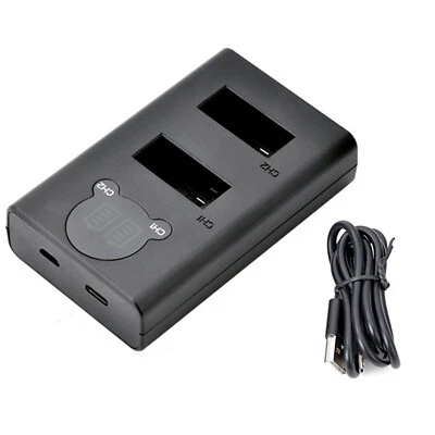 Dual Battery Charger & Battery for MAX Panoramic Action Camera Accessories - Image 1 of 4