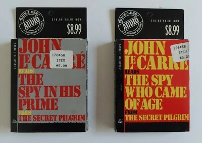 Audiobooks JOHN LeCARRE Reads SECRET PILGRIM "Spy in Prime & Came of Age" CASSET - Image 1 of 4