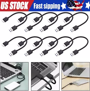 Micro USB 3.0 Cable High Speed Data SYNC For HDD External Hard Drive LOT - Picture 1 of 14