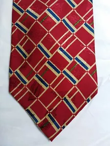 MARIO VALENTINO NAPOLI 100% SILK TIE SETA CRAVATTA NECKTIE MADE IN ITALY A2582 - Picture 1 of 6
