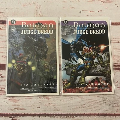 Batman/Judge Dredd: Die Laughing #1-2 (1998) serie completa DC Comics Foto 1 de 4
