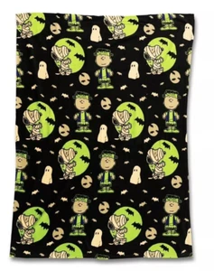 Snoopy Peanuts Halloween Mummy Blanket Throw 46X60 Super Plush - Picture 1 of 2