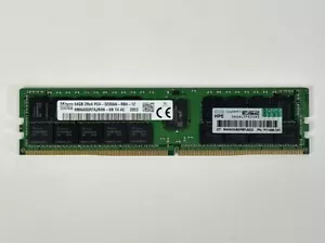 HPE 1x 64GB 2Rx4 PC4-3200AA-R ECC RDIMM DDR4 RAM Memory SK Hynix P11446-1A1 - Picture 1 of 3