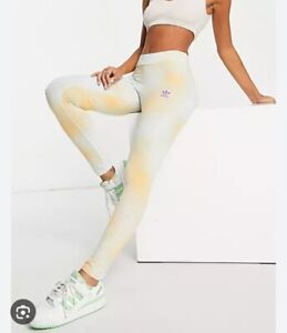 Adidas Womens Originals Splatter Print Leggings Large NWT