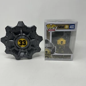 3D Printed Fallout Vault Tec Vault Door #33 fan sign for your Funko & Collection - Picture 1 of 3