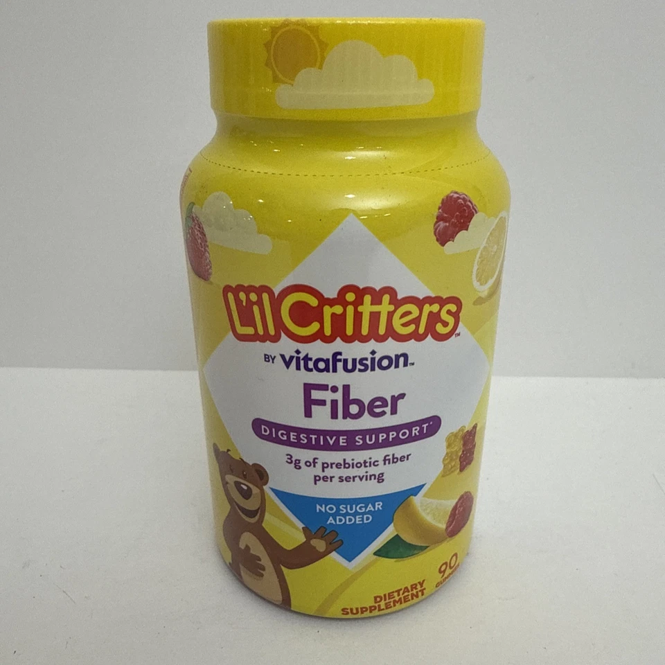 Lil Critters - 90 gomitas de fibra - Suplemento diario de apoyo digestivo - CADUCIDAD 27/07 Foto 1 de 4