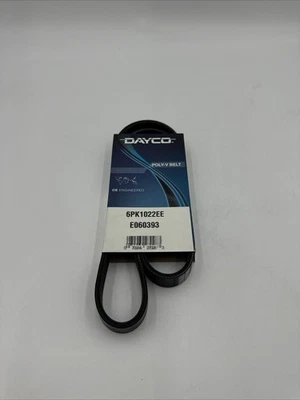 Serpentine Belt-Supersedes E060393 Dayco 6PK1022EE fits 2011 Ford Fiesta 1.6L-L4 - Image 1 of 4