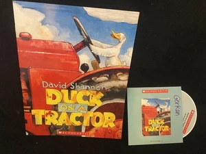 Duck on a Tractor Book + Audio CD - Scholastic - David Shannon - Picture 1 of 1