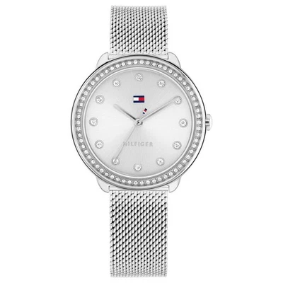 Tommy Hilfiger Orologio Da Polso Femminile 1782698 Con Cinturino In Rete 32Mm - Immagine 1 di 3