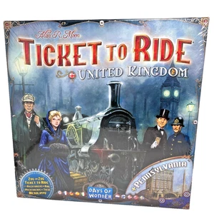 Ticket To Ride Reino Unido/Pennsylvania Alan R. Moon/Mapa 5 Días de Maravilla NUEVO - Imagen 1 de 9