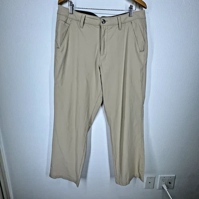 Pantalones Ascend para Hombres 36 x 30 Tostados Elastizados Frente Plano Pierna Recta Senderismo Chino Nylon Foto 1 de 4