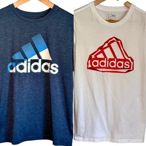 Adidas Boys T-Shirts XL (14-16) Set of 2 - Picture 1 of 9