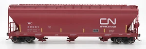 InterMountain # 47091-08  3-Bay Cov Hopper Wisconsin Central - CN 82807 HO MIB - Picture 1 of 1