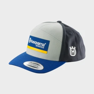 NEW OEM Husqvarna Motorcycle Heritage Curved Bill Hat, OSFA, Vintage AHRMA Husky - Bild 1 von 3