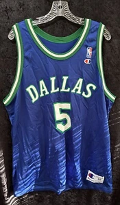 Camiseta deportiva Champion NBA Dallas Mavericks #5 Kidd talla 48 azul verde  - Imagen 1 de 7
