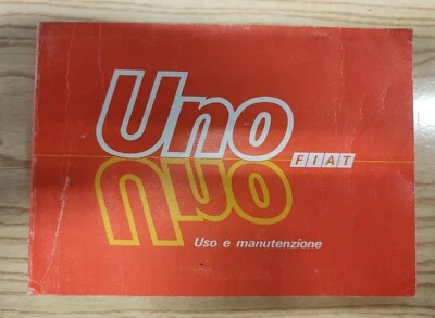 FIAT UNO LIBRETTO USO E MANUTENZIONE  - Immagine 1 di 3