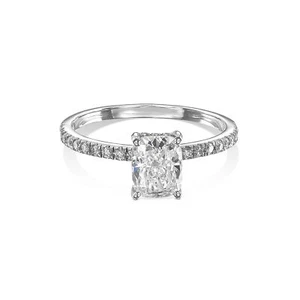 14k Ring D VVS2 0,65 Karat Birne Lab Grown Diamant IGI zertifiziert Geschenk für sie - Bild 1 von 6