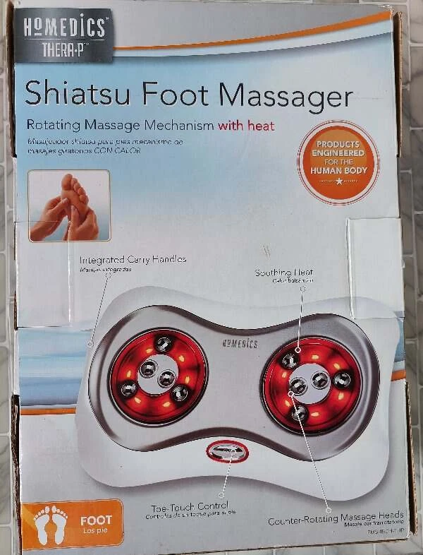 HoMedics Shiatsu Deluxe Foot Massager With Heat