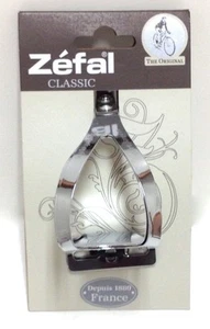ZEFAL CLASSIC  BICYCLE STEEL TOE CLIPS SET PAIR LARGE XLARGE NEW - Picture 1 of 2