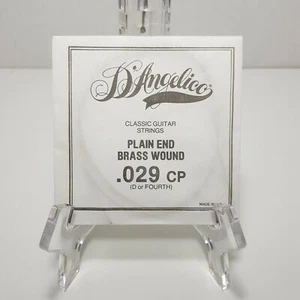 Genuine D'Angelico Classic Guitar STRINGS .029 CP Plain End Brass Wound - Picture 1 of 6