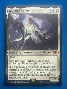 Magic The Gathering Gandalf the White Pro Tour Play Promo P 0299 sin lámina - Imagen 1 de 4