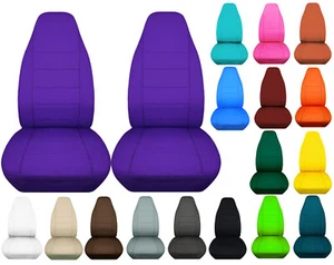 Fits Chevy C1500 1988-1991 front set car seat covers cotton solid colors - Picture 1 of 31