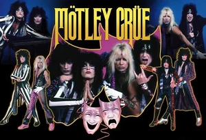 Motley Crue 13"x19" Theater Of Pain Borderless Poster Gloss Print - Picture 1 of 1