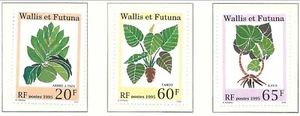 WALLIS & FUTUNA Sc 471-3 NH issue of 1995 - FLOWERS - Picture 1 of 1