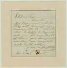 RZADKI list z autografem podpisany - Aktorka, Tancerka - Julia TURNBULL - 1842 - 