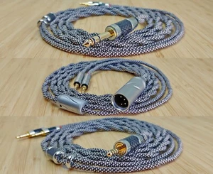 GSAUDIOCABLES 7N OCC COPPER GRAPHENE CABLE FOR HIFIMAN SUSVARA ARYA HE1000 SE V2 - Picture 1 of 13