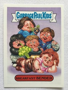 Garbage Pail Kids Topps 2018 Sticker We Hate The ‘80s Movies Breakfast Bender 4a