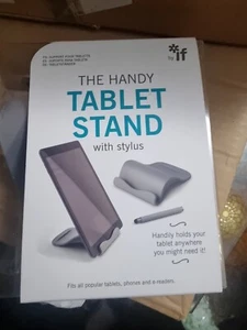 Handy Tablet Stand Holder with Stylus - Grey - Picture 1 of 2