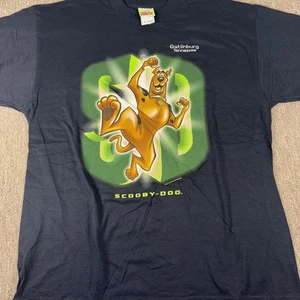 Scooby-doo Vintage 2001 T-shirt Large Black NWOT 21x29 - Picture 1 of 5