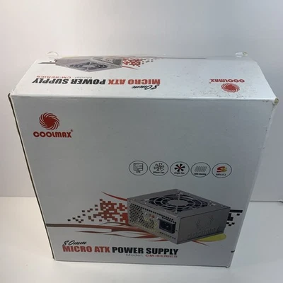 CoolMax CM-SERIES 300 Watt 80mm Micro ATX Power Supply CM-300 Series Never Used - Image 1 of 4