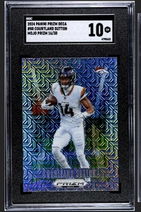 Courtland Sutton 2024 Prizm Deca Mojo Prizm #16/30 SGC 10 GEM MINT Denver Bronco - Picture 1 of 2