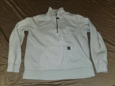 Carhartt 105657 - Sudadera para mujer calce relajado peso medio media cremallera talla grande  Foto 1 de 4