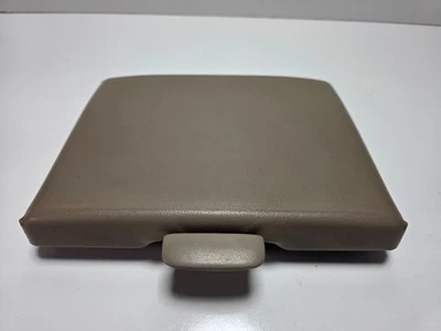 Ford F150 1997-2003 cuero bronceado consola central tapa reposabrazos OEM asiento superior Foto 1 de 4