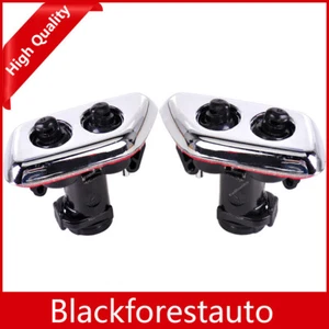 2Pcs Fits Chrysler 300c 2005 2006 2007 Front Headlight Washer Nozzle Jet Sprayer - Picture 1 of 8