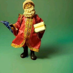 Vintage Santa With Embroidery Clothtiques Possible Dreams Robe 1988 - Picture 1 of 10