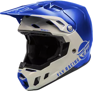 FLY RACING Formula Cc Centrum Helmet - Metallic Blue/Light Grey Small - Bild 1 von 4