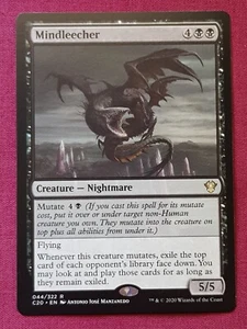 Magic The Gathering COMMANDER 2020 C20 MINDLEECHER black card MTG - Picture 1 of 2