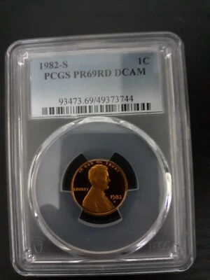 1982-S 1C RD (Proof) PCGS Lincoln Cent#117 low mintage - Image 1 of 4
