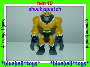Ben 10 Figures SHOCKSQUATCH 4" Range Action Figures Genuine Bandai - Picture 1 of 3