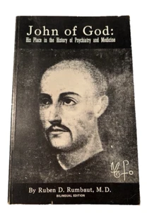 John of God 1978 SIGNED Bilingual History of Psychiatry & Medicine Rare PB - Picture 1 of 6