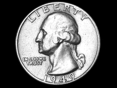 1949-D Washington Quarter --- Almost Uncirculated +++ Cover