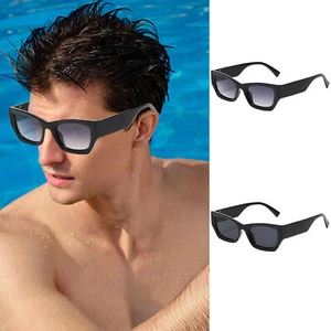 Retro Cateye Sunglasses Square Men Fashion Sun Shades Trendy Fashion elegance - Picture 1 of 9